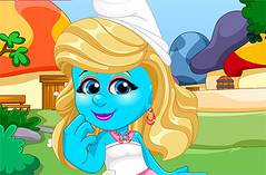 Одень Смурфетту - Smurfetta School Style Makeover